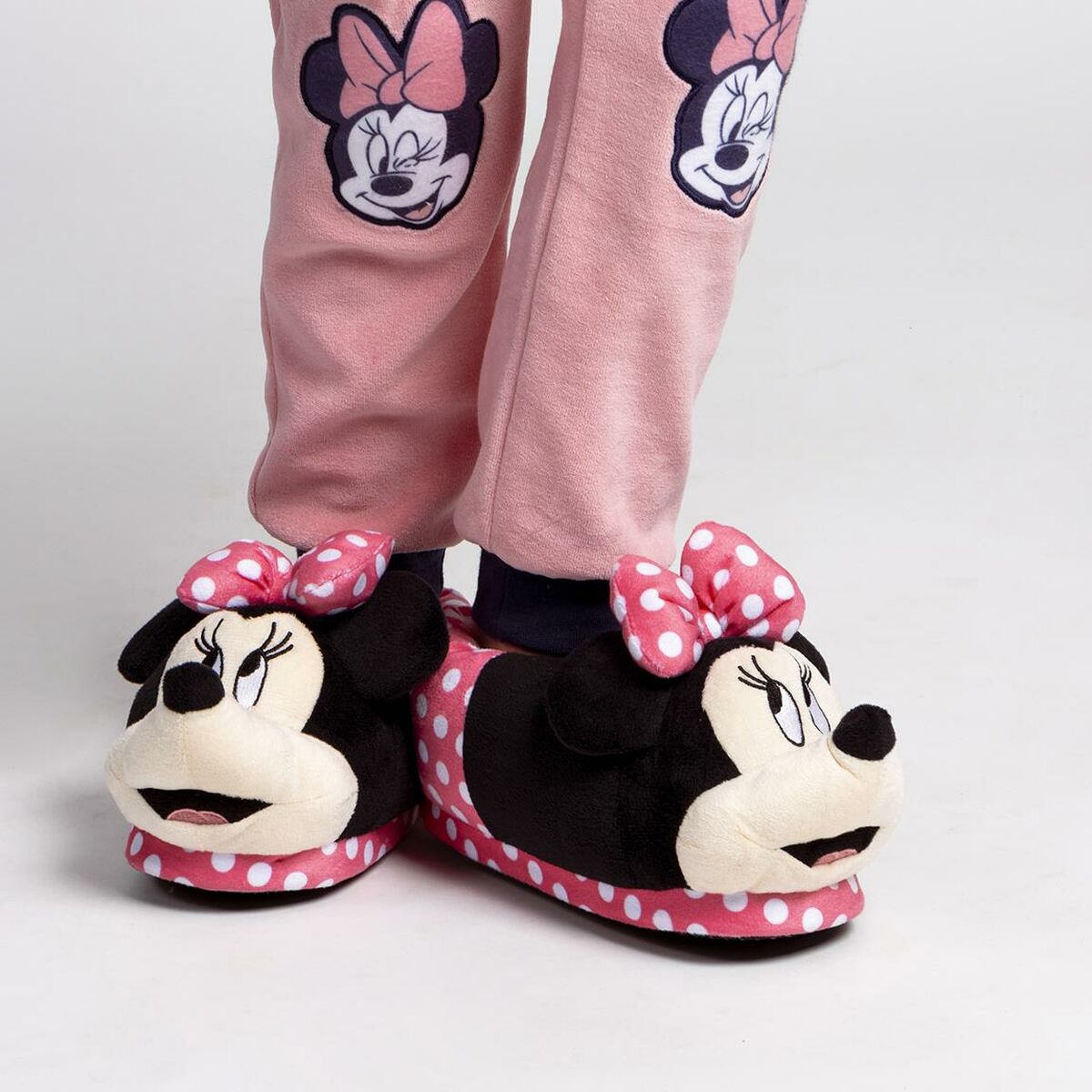 Pantofle Dla Dzieci 3D Minnie Mouse